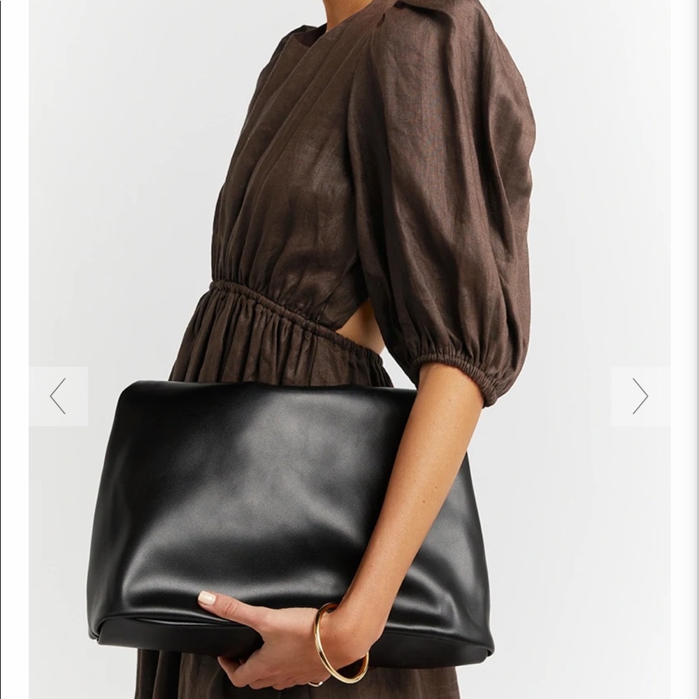 DISSH CLAUDIA DARK CHOC LINEN MIDI DRESS - Picture 4 of 9